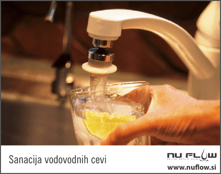 NU FLOW, SANACIJA VODOVODOV, NOVO MESTO