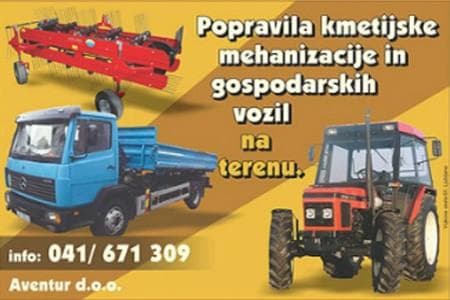 AVENTUR, TRANSPORT IN STORITVE, LJUBLJANA cover