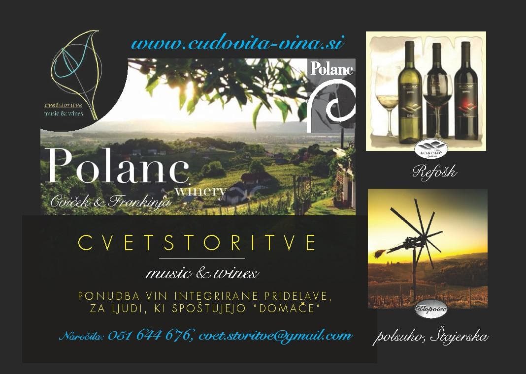 CVETSTORITVE MUSIC & WINES, LJUBLJANA POLJE cover