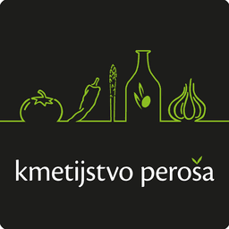 EKOLOŠKO EKSTRA DEVIŠKO OLJČNO OLJE, ZELENJAVA SLOVENSKEGA POREKLA, KMETIJSTVO PEROŠA, SEČOVLJE logo