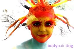 POSLIKAVA TELESA, BODYPAINTING, INA TREBIČNIK KNEZ, ŠMARTNO OB PAKI logo
