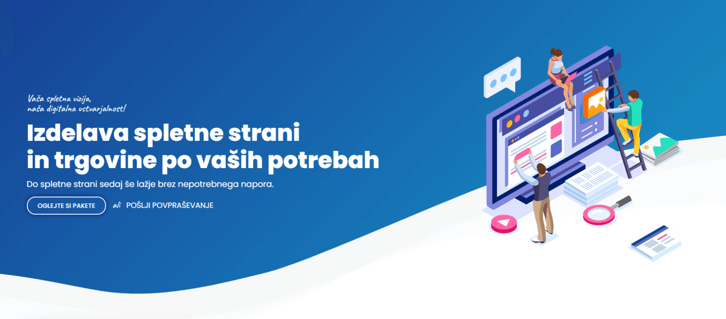 Izdelava spletnih strani in trgovin - WebNET