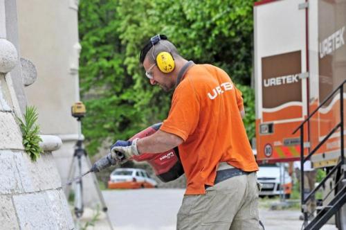 STABILIZIRANJE TEMELJEV, UTRJEVANJE TAL, POSEDANJE TAL, IVANČNA GORICA, URETEK d.o.o.