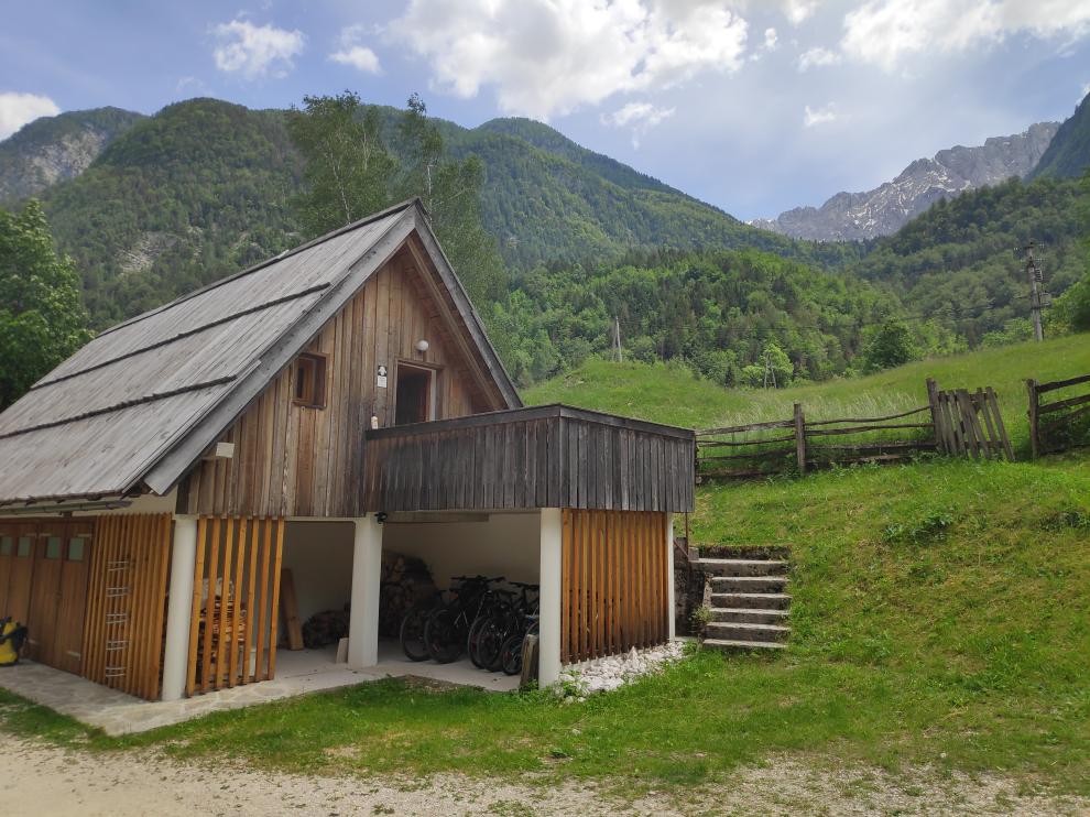 urlaub am bauernhof Trenta Wohnung zimmer Slowenien