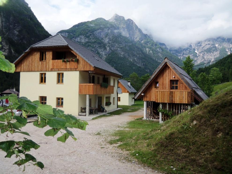 urlaub am bauernhof Trenta Wohnung zimmer Slowenien