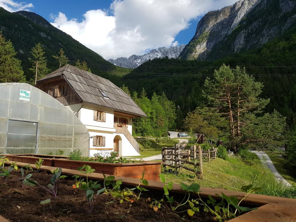 urlaub am bauernhof Trenta Wohnung zimmer Slowenien