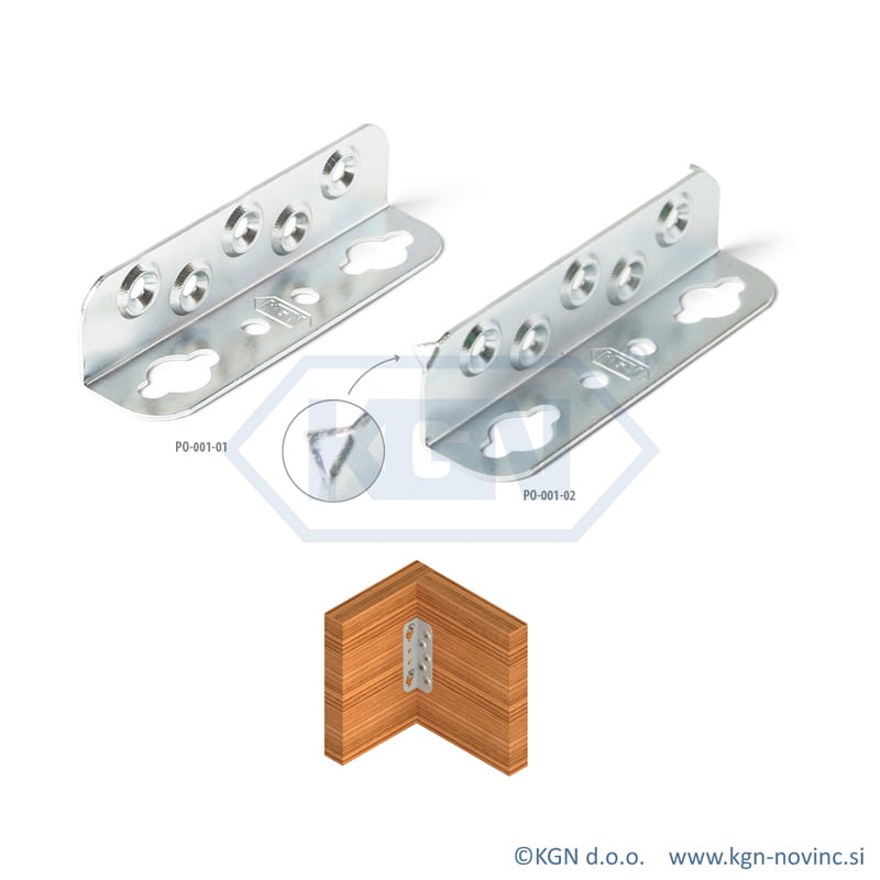 Inox zapahi, okovja, vezniki, nosilci, spone, kotniki