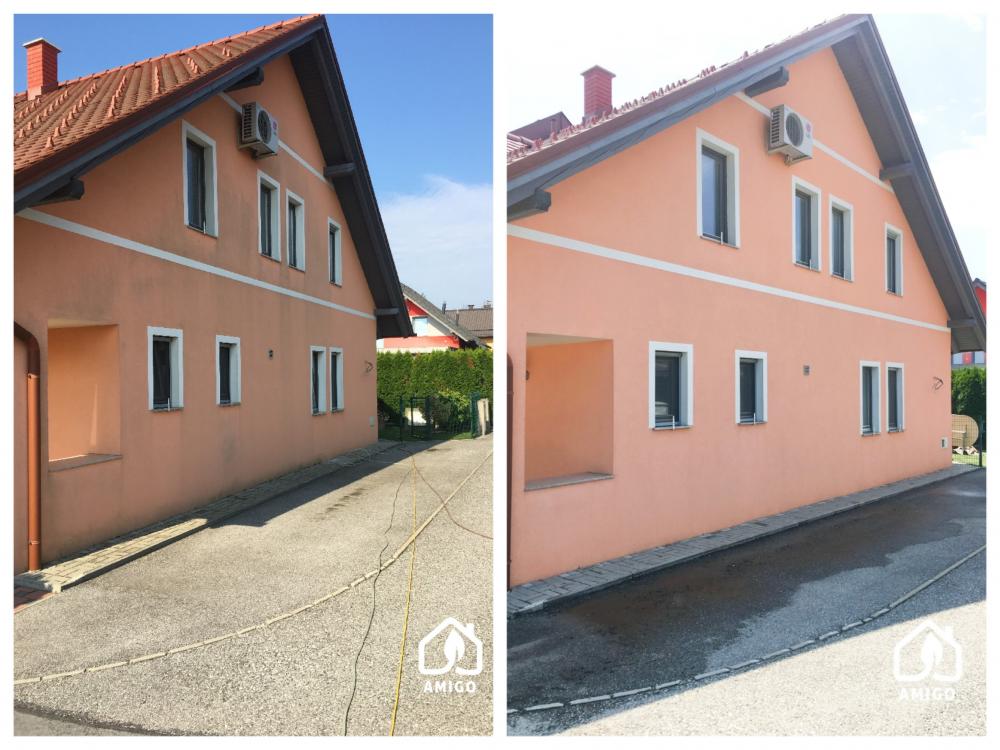 Čiščenje streh, fasad, tlakocev