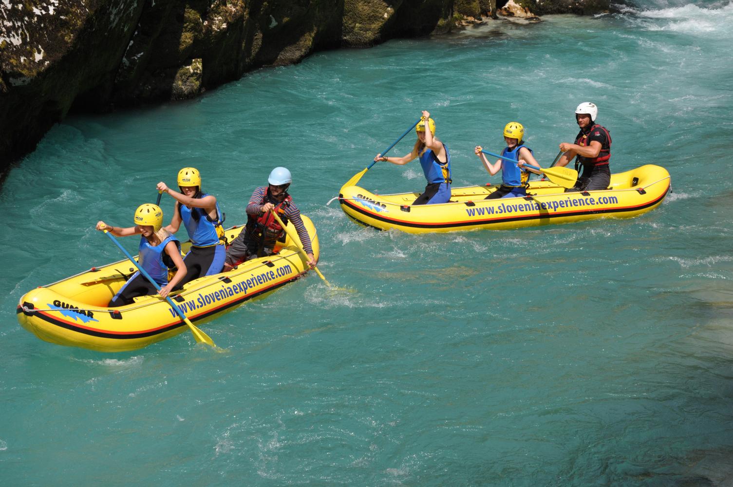 Mini Rafting, Kamp Labrca team