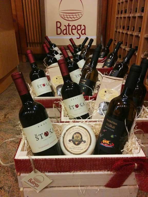 Local food wine and gift shop Portoroz