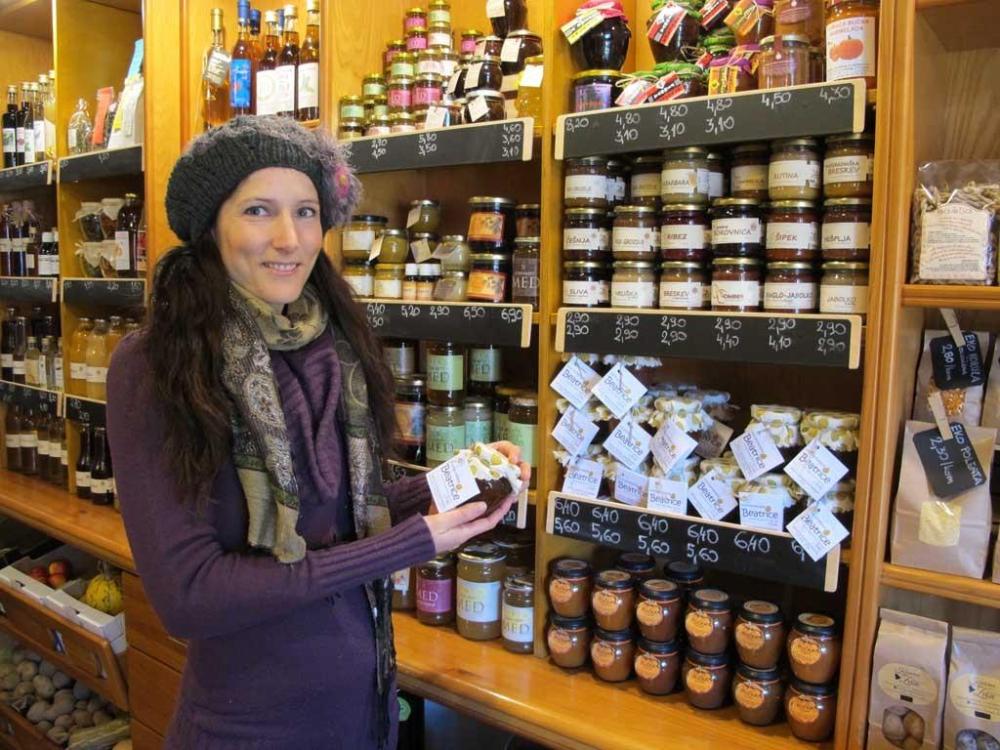 Local food wine and gift shop Portoroz