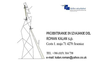 PROJEKTIRANJE IN IZVAJANJE DEL, ROMAN KALAN, JESENICE