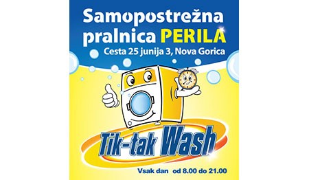 SAMOPOSTREŽNA PRALNICA PERILA TIK TAK WASH, NOVA GORICA