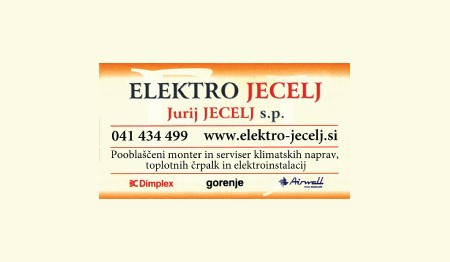 ELEKTRO JECELJ, ELEKTROINSTALATERSTVO IN SERVIS, MARIBOR