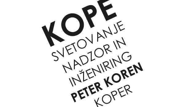 KOPE, SVETOVANJE, NADZOR IN INŽENIRING, PETER KOREN, KOPER