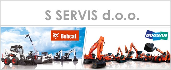 PRODAJA, SERVIS IN REZERVNI DELI ZA BOBCAT, DOOSAN IN DIMECH, S SERVIS D.O.O., LJUBLJANA