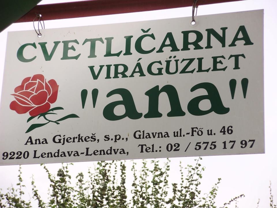 CVETLIČARNA ANA, LENDAVA